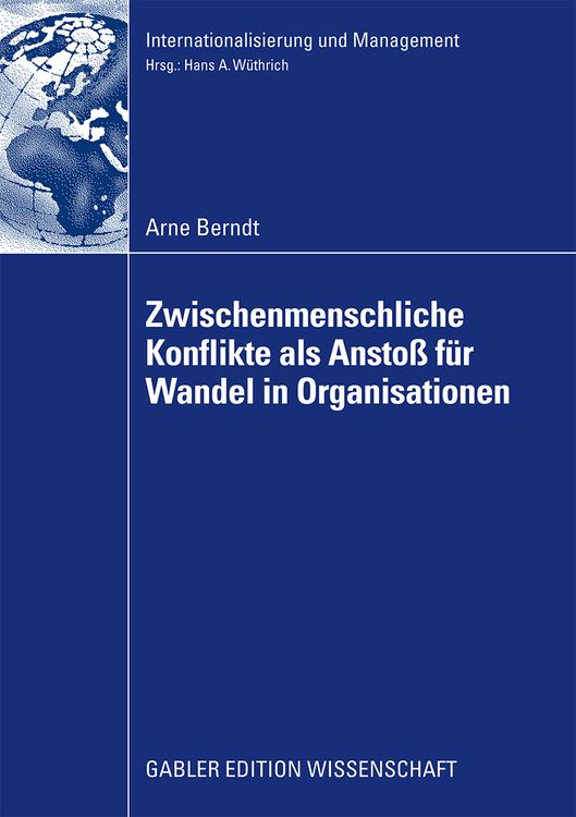 Produktbild: Zwischenmenschliche Konflikte als Ansto&szlig; von Wandel in Organisationen