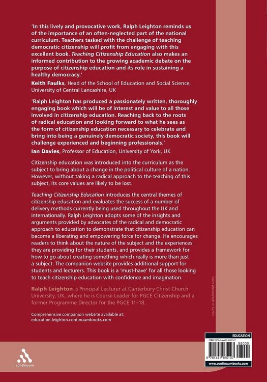 Produktbild: Teaching Citizenship Education