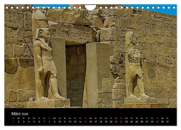 Produktbild: Luxor in Bildern - Auf den Spuren des antiken &Auml;gypten in Theben Ost und Theben West (Wandkalender 2026 DIN A4 quer), CALVENDO Monatskalender
