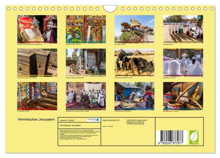 Produktbild: Himmlisches Jerusalem (Wandkalender 2027 DIN A4 quer), CALVENDO Monatskalender