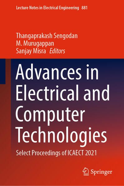 Produktbild: Advances in Electrical and Computer Technologies