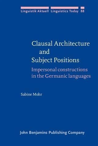 Produktbild: Clausal Architecture and Subject Positions