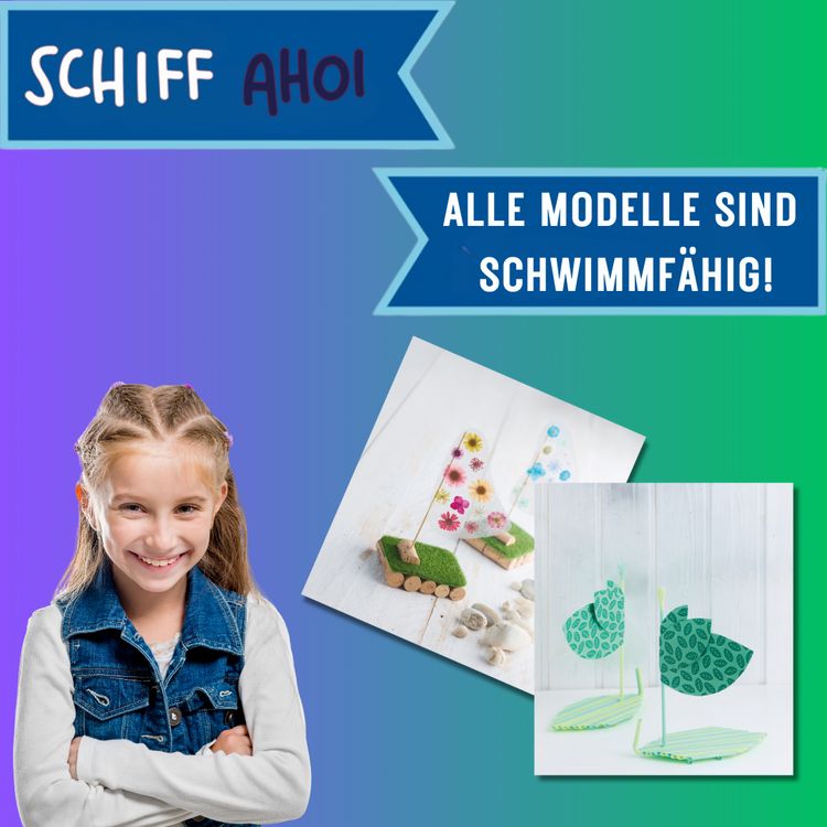 Produktbild: Schiff Ahoi! Das supercoole Schiffe-Bastelbuch