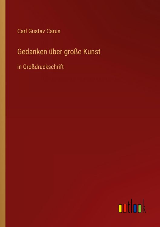 Produktbild: Gedanken &uuml;ber gro&szlig;e Kunst