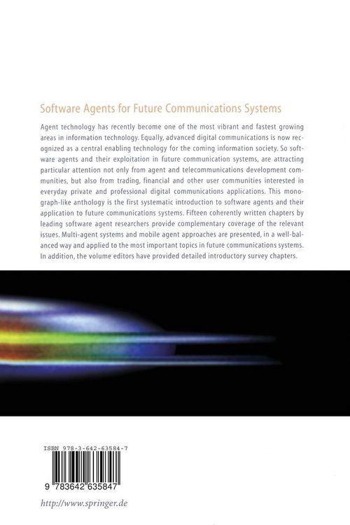 Produktbild: Software Agents for Future Communication Systems
