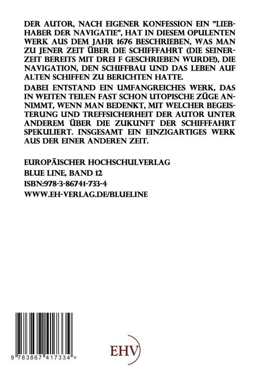 Produktbild: Beschreibung von der Kunst der Schifffahrt (1676)