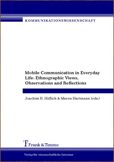 Produktbild: Mobile Communication in Everyday Life