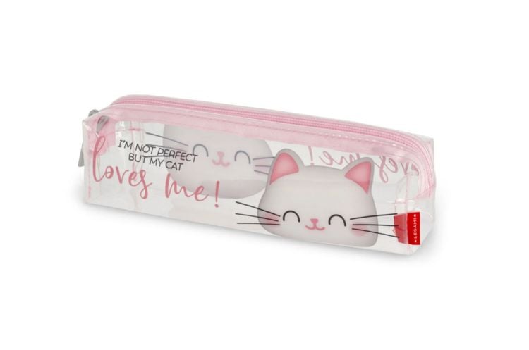 Produktbild: Legami Transparentes Federmäppchen - Pencil Case - Kitty
