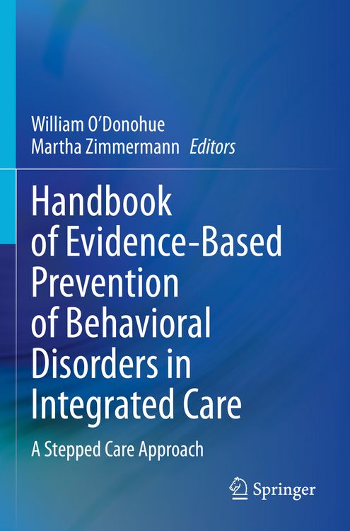 Produktbild: Handbook of Evidence-Based Prevention of Behavioral Disorders in Integrated Care