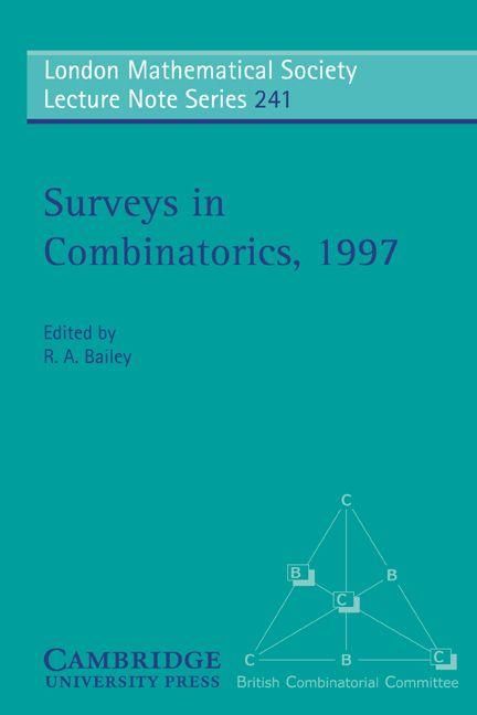 Produktbild: Surveys in Combinatorics, 1997