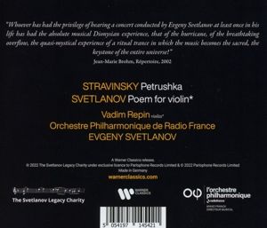 Produktbild: Stravinsky:Petrouchka/Svetlanov:Peom for Violin&Or