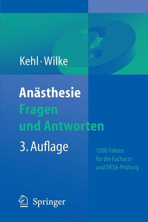 Produktbild: An&auml;sthesie. Fragen und Antworten