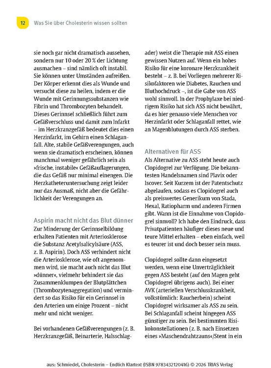 Produktbild: Cholesterin - Endlich Klartext