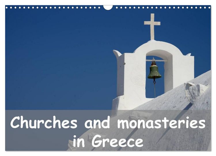 Produktbild: Churches and monasteries in Greece (Wall Calendar 2026 DIN A3 landscape), CALVENDO 12 Month Wall Calendar