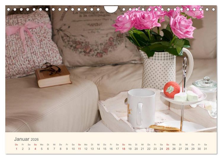 Produktbild: Romantik-Stillleben (Wandkalender 2026 DIN A4 quer), CALVENDO Monatskalender