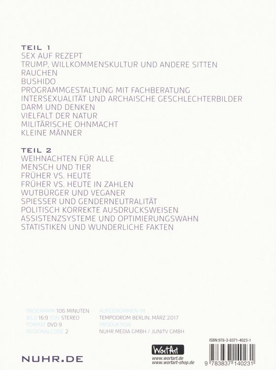 Produktbild: Nur Nuhr