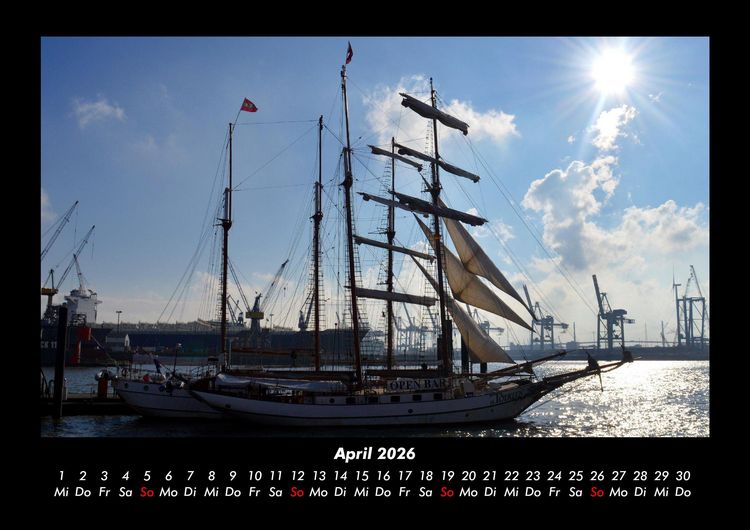 Produktbild: Hamburg 2026 Fotokalender DIN A3