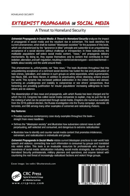 Produktbild: Extremist Propaganda in Social Media