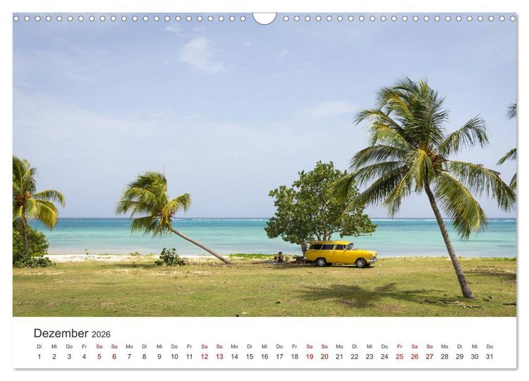 Produktbild: Postkarten aus Kuba (Wandkalender 2026 DIN A3 quer), CALVENDO Monatskalender