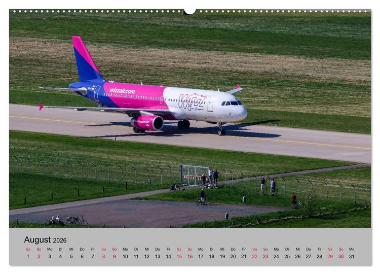 Produktbild: Welt der Flugzeuge - Faszination Luftfahrt 2026 (hochwertiger Premium Wandkalender 2026 DIN A2 quer), Kunstdruck in Hochglanz