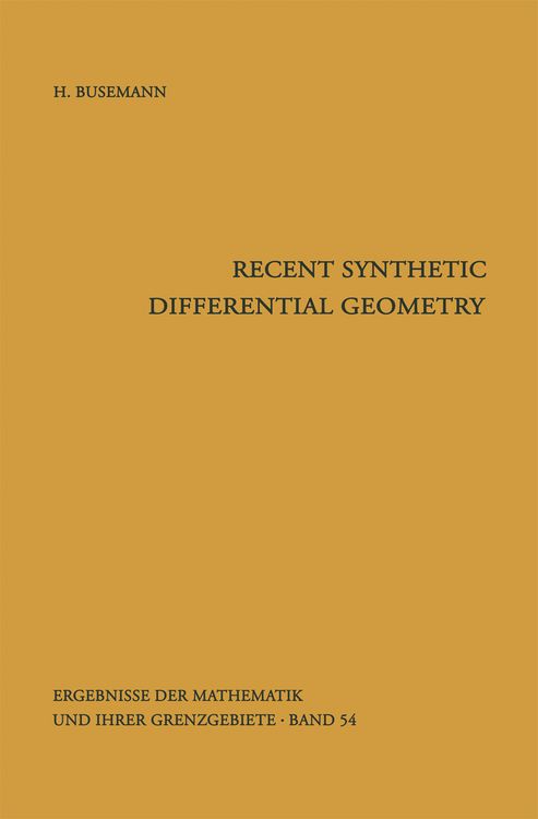 Produktbild: Recent Synthetic Differential Geometry