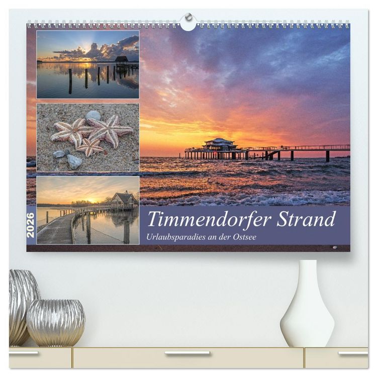 Produktbild: Timmendorfer Strand - Urlaubsparadies an der Ostsee (hochwertiger Premium Wandkalender 2026 DIN A2 quer), Kunstdruck in Hochglanz