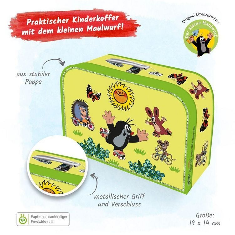 Produktbild: Tr&ouml;tsch Der kleine Maulwurf Kinderkoffer klein