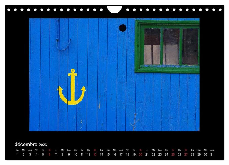 Produktbild: Les Cabanes d'Ol&eacute;ron (Calendrier mural 2026 DIN A4 vertical), CALVENDO calendrier mensuel
