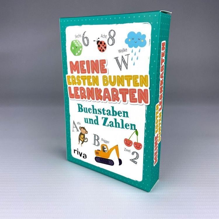 Produktbild: Meine ersten bunten Lernkarten &ndash; Buchstaben und Zahlen