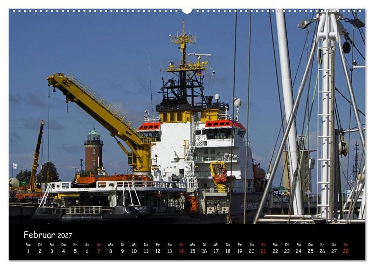 Produktbild: An der Nordseek&uuml;ste... (hochwertiger Premium Wandkalender 2027 DIN A2 quer), Kunstdruck in Hochglanz