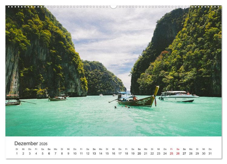 Produktbild: Thailand - Das Land des L&auml;chelns. (Wandkalender 2026 DIN A2 quer), CALVENDO Monatskalender
