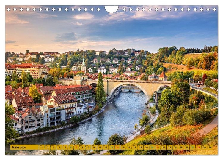 Produktbild: Amazing Berne - Switzerland (Wall Calendar 2026 DIN A4 landscape), CALVENDO 12 Month Wall Calendar