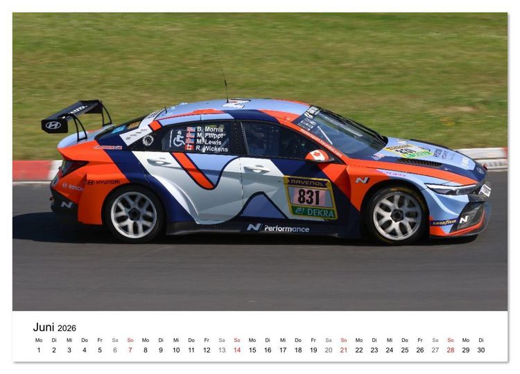 Produktbild: 24h am Ring (Wandkalender 2026 DIN A3 quer), CALVENDO Monatskalender