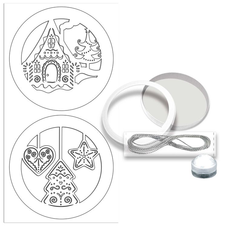 Produktbild: URSUS Light boxes "Gingerbread", &Oslash; 11 cm