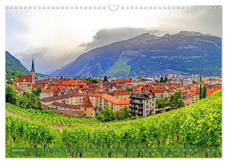 Produktbild: Gr&uuml;ezi aus der Schweiz (Wandkalender 2026 DIN A3 quer), CALVENDO Monatskalender