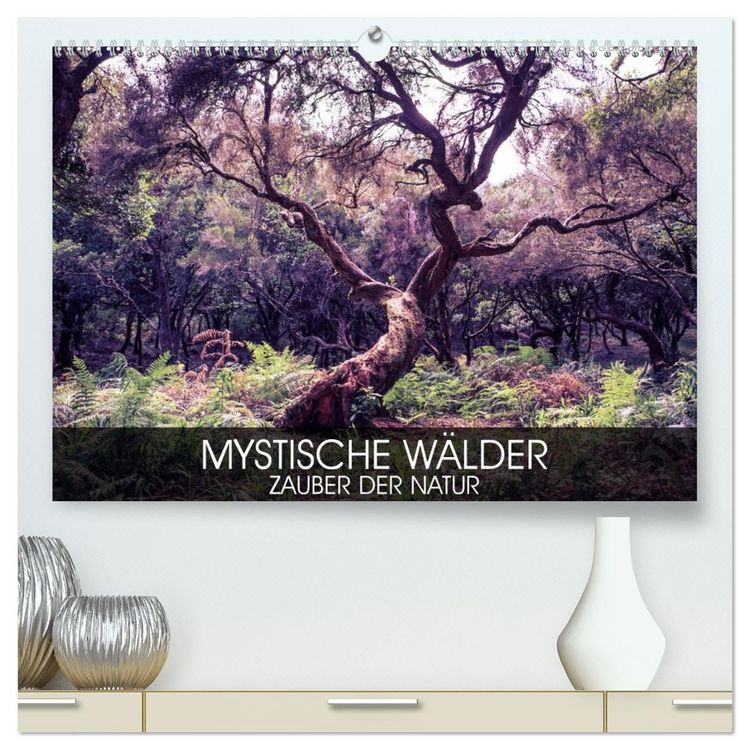 Produktbild: Mystische W&auml;lder - Zauber der Natur (hochwertiger Premium Wandkalender 2026 DIN A2 quer), Kunstdruck in Hochglanz