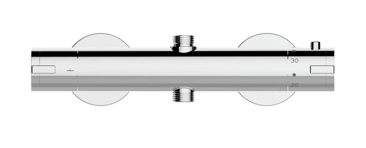 Produktbild: Duschsystem Mod. Young Eco mit Thermostat-Armatur Chrom, inkl. 2 Watersaving Regulatoren