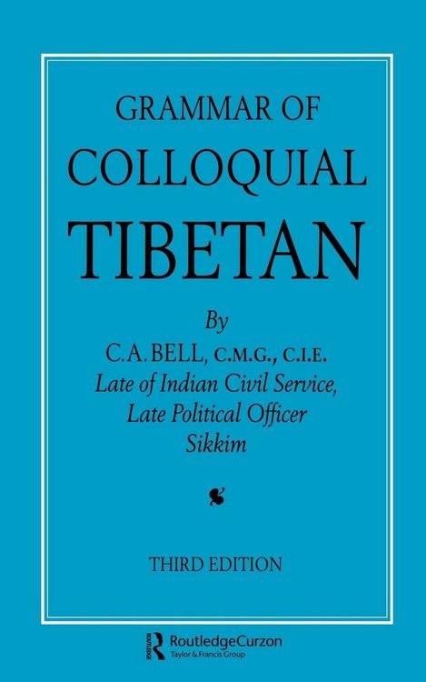 Produktbild: Grammar of Colloquial Tibetan