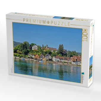 Produktbild: CALVENDO Puzzle Stein am Rhein | 1000 Teile Lege-Gr&ouml;&szlig;e 64x48cm Foto-Puzzle f&uuml;r gl&uuml;ckliche Stunden