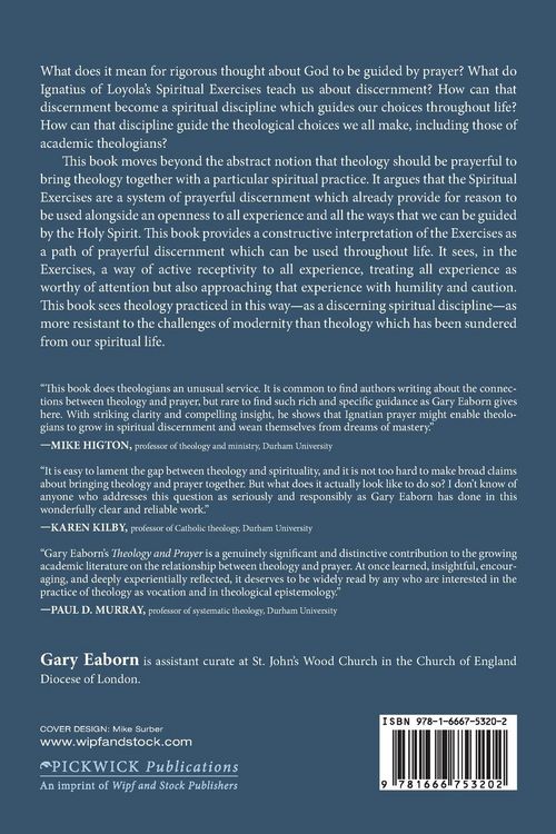 Produktbild: Theology and Prayer