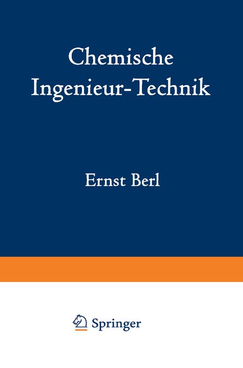 Produktbild: Chemische Ingenieur-Technik