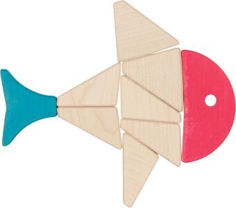 Produktbild: Legespiel und Bausteinkasten 6 bunte Fische