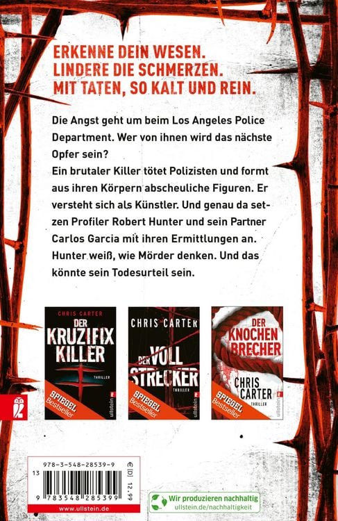 Produktbild: Totenk&uuml;nstler / Detective Robert Hunter Band 4