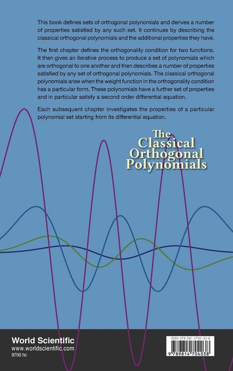 Produktbild: Classical Orthogonal Polynomials, The