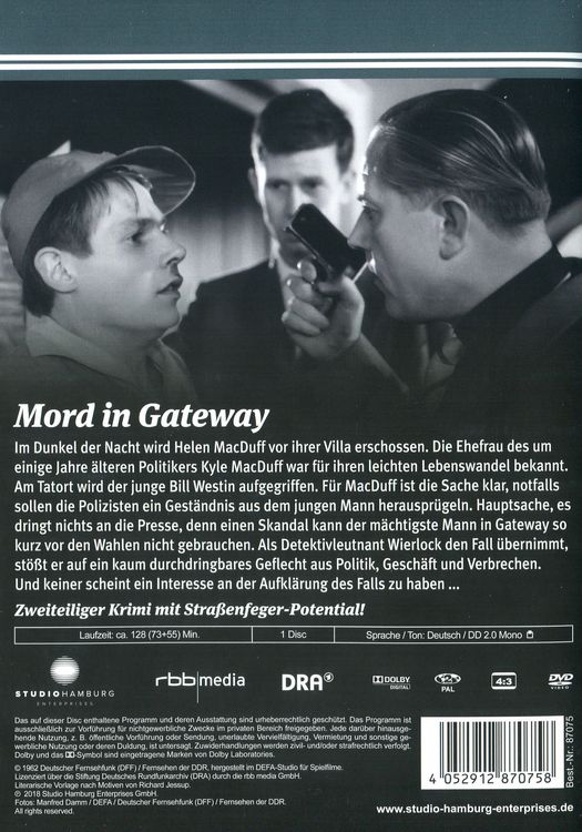 Produktbild: Mord in Gateway (DDR TV-Archiv)