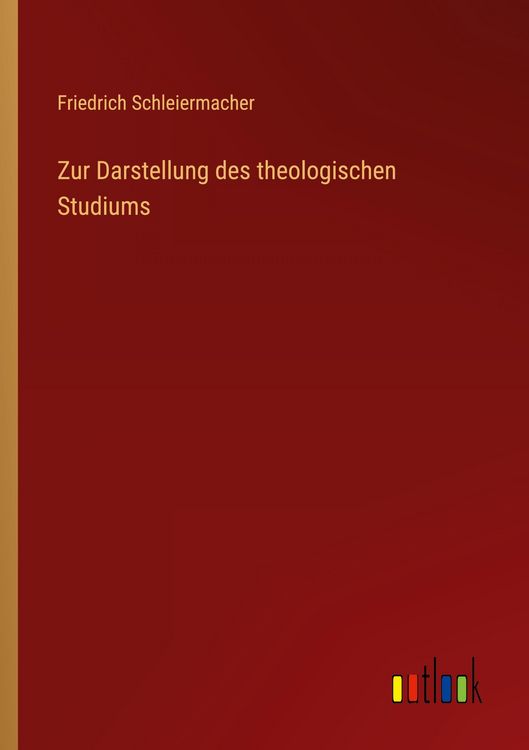 Produktbild: Zur Darstellung des theologischen Studiums
