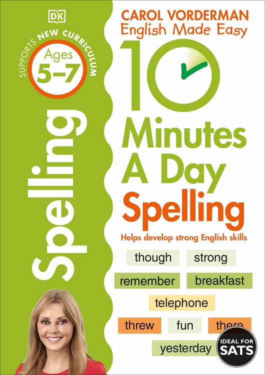 Produktbild: 10 Minutes A Day Spelling, Ages 5-7 (Key Stage 1)