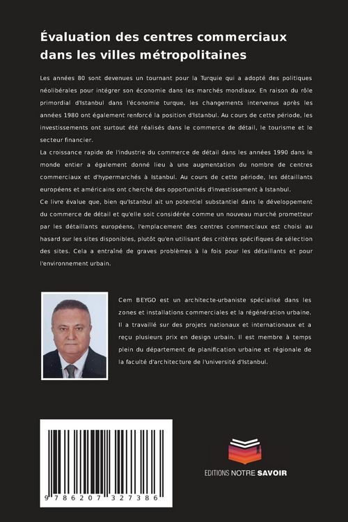 Produktbild: &Eacute;valuation des centres commerciaux dans les villes m&eacute;tropolitaines