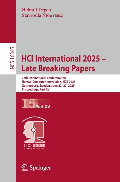 Produktbild: HCI International 2025 - Late Breaking Papers