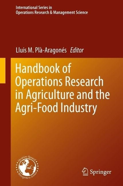 Produktbild: Handbook of Operations Research in Agriculture and the Agri-Food Industry